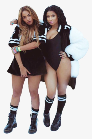 Graphic Library Beyonce Transparent Nicki - Beyonce And Nicki Png