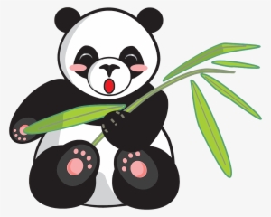 This Free Icons Png Design Of Cartoon Panda And Bamboo