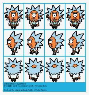 Cyclops Rick - Rick And Morty Sprites