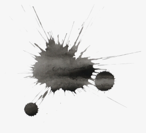 Black Splatter Watercolor Pictures To Pin On Pinterest - Black Watercolour Splash