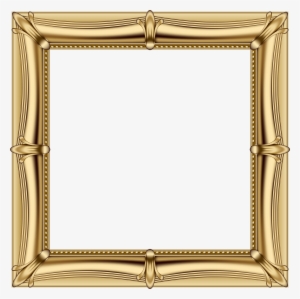 Gold Frame Png Transparent Clip Art Image - Clip Art Picture Frame