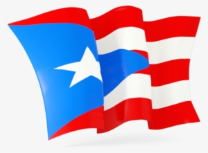 Waving Puerto Rico Flag