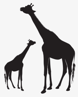 Giraffe Silhouette Clip Art At Getdrawings