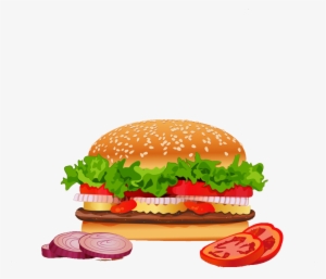 Zinger Burger Png Image Free Vector - Burger Vector Png