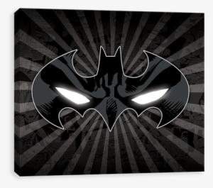 Batman Eyes - Batman Canvases By Entertainart - Batman Eyes Symbol