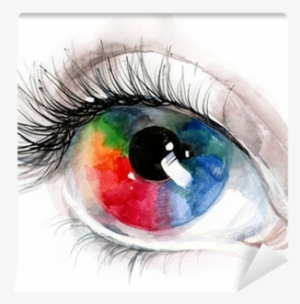 Art Print: Okalinichenko's Colourful Human Eye, 61x46in.
