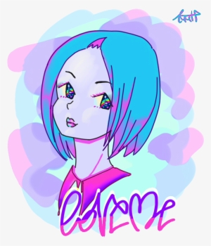 Love Me Vaporwave New Wave Art Png Transparent By Alicemmh - Cartoon