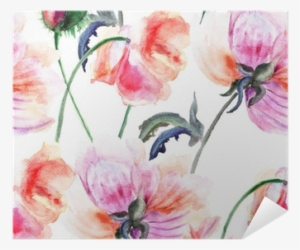 Watercolor Illustration Of Stylized Peony Flower Poster - Watercolor Painting