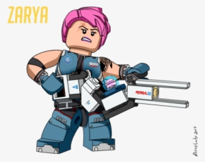Here's Zarya From Overwatch As A Lego Minifigure - Lego Overwatch Sombra