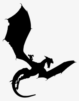 Dragon Wings Silhouette Png Download - Dragon Silhouette