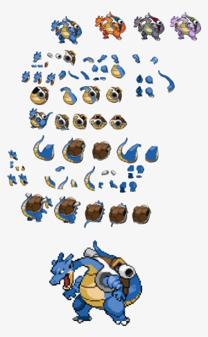 Blastoise Charizard Fusion - Charizard And Blastoise Fusion