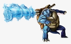Blastoise Used Hydro Pump Pokemon Tribute On Game