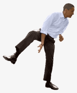 Time To Introduce Flat Obama The Hurdler - Putin Standing Png Transparent