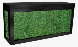 Black Cambio Bar With Green Hedge Insert 8' - Sideboard