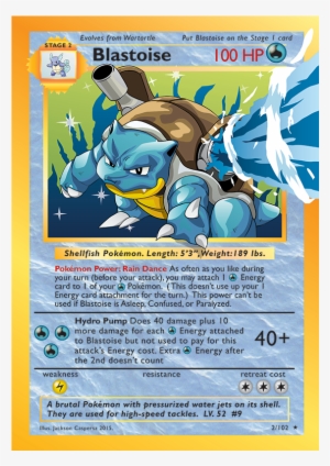 Blastoise Cards Pokemon