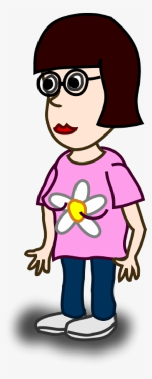 Woman Standing Clipart Png - Clip Art People Standing