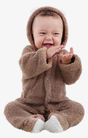 Khaki "fuzzy Wuzzy" Romper