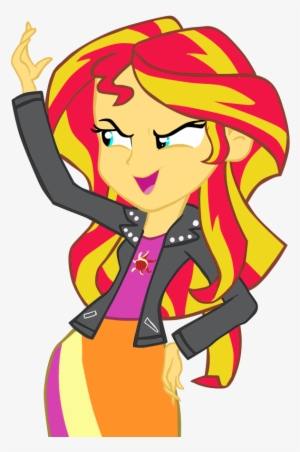 Rainbow Dash- Equestria Girls By Strumfreak On Clipart - Sunset Shimmer Equestria Girl