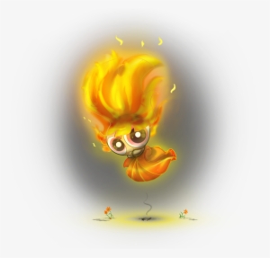 Freeuse Download Ce Blossom As Flame Princess By Itbluebeadti - Illustration
