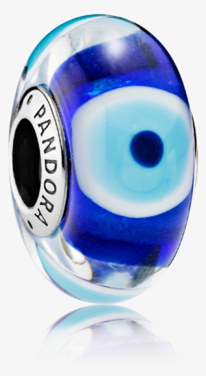 Pandora Silver Charm With Dark Blue Turquoise - Pandora Arabic Love Hearts