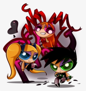551kib, 883x904, The Powerpunk Girls - Powerpuff Girls Brat