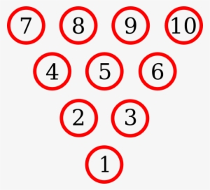 Image - Clker - 10 Pin Bowling Diagram