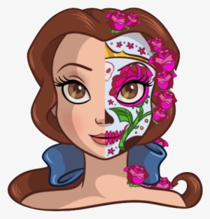 Belle From Beauty & The Beast - Sugar Skull Disney Princess