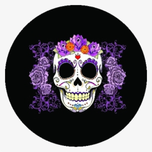 Sugar Skull With Flower Crown