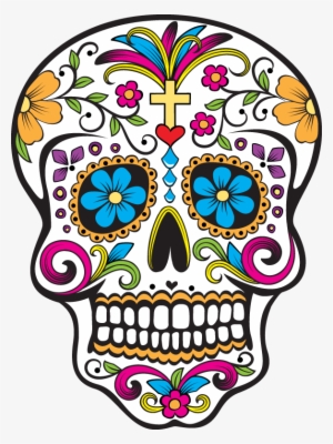 Sugar Skull Illustration - Calavera Dia De Muertos