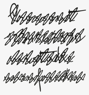 These Get Fully Unreadable Only When The 'contextual - Handwriting