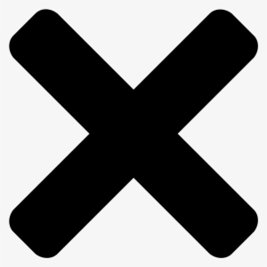 Multiply图标 - 免费下载，png和矢量 - Black X