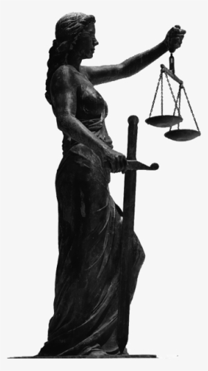 Blind Lady Justice Statue Png Sticker Dessin Justice - Blind Justice Statue Png