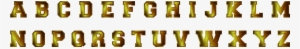 This Free Icons Png Design Of Dark Bronze Alphabet