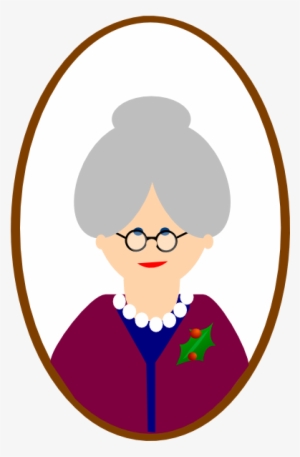 Grandmother Clip Art - Desenho De Rosto De Vovó