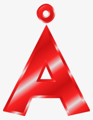 Small - Red Alphabet Letters
