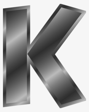 Alphabet Letter Clipart - Letter K In Gold