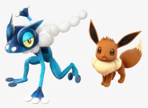 Pokken Frogadier And Eevee - Pokken Tournament Frogadier And Eevee