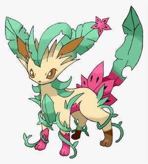 Dratini Drawing Evolutions Eevee - Pokemon Leafeon Mega Evolution