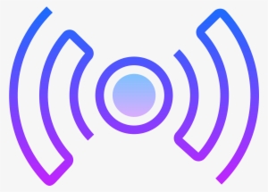 There Is A Small Circle In The Center And On Either - Icon