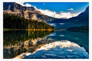 This Free Icons Png Design Of Surreal Canadian Lake