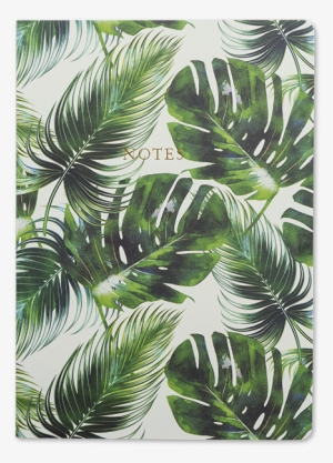 A5 Notebook - Tropical Leaf Diary 2019