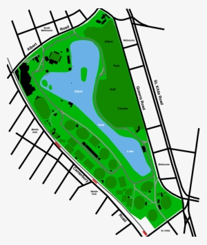 Albert Park Lake Map - Albert Park Golf Course Map