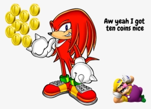About A Month Ago - Knuckles Sonic Adventure Artwork