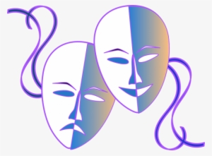 Comedy & Tragedy Mask Png