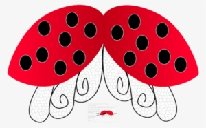 Make Your Own Fabric By Ellegarrettdesigns On Spoonflower - Ladybug Wings Png