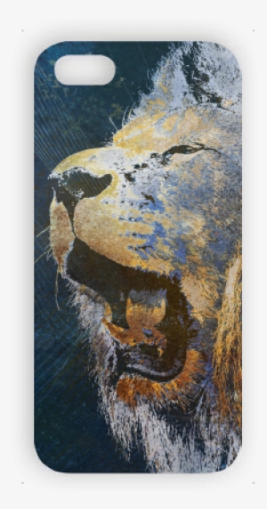 Aslan Temalı İphone 5 Arka Kapak I Phone 5 Kapak - Leones Rugiendo