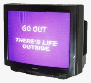 Tv Television Life Outside Internet Vhs Glitch Creepy - Domestic Abuse Samsung Galaxy S8 Slim Case