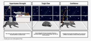 Rocket Raccoon Storyboard - Illustration