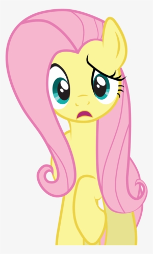 Fluttershy Vector Confused - Fluttershy Confused