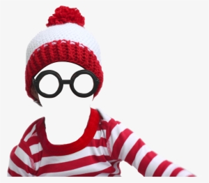 Waldo Glasses Png - Where's Waldo Hat Png